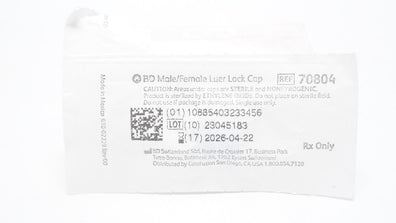 BD 70804 Male/Female Luer Lock Cap